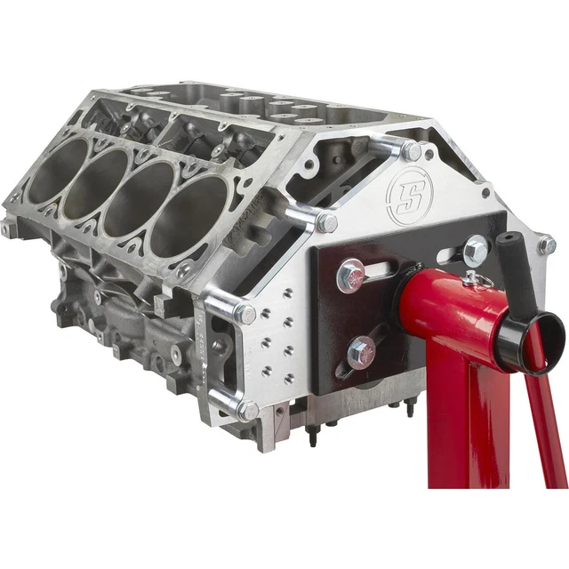 HEAVYDUTY BILLET ALUMINUM Engine Stand Adapter Plate, Chevy SBC/BBC/LS