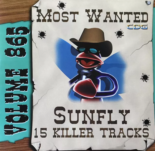 Sunfly Most Wanted Karaoke CDG Disc Vol.865 (SFMW865) VGC - Same Day Postage*