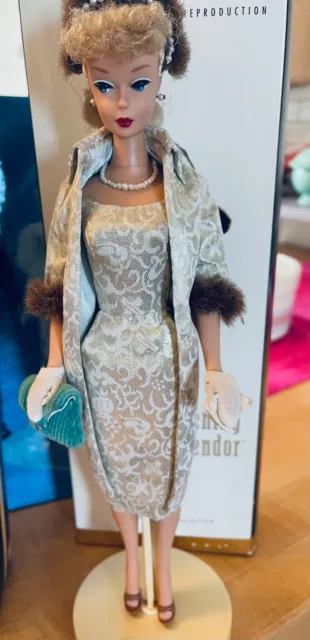 barbie evening splendor repro gold label removed from box