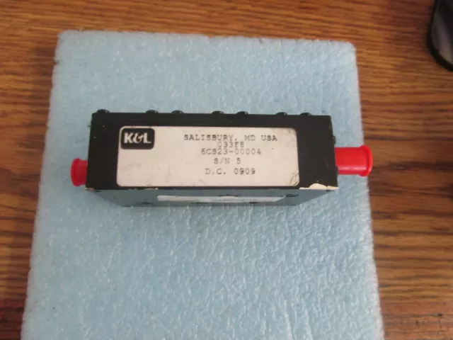 K&L Modèle :033f8 Micro-Ondes Filtre. Inutilisé Ancien Stock <