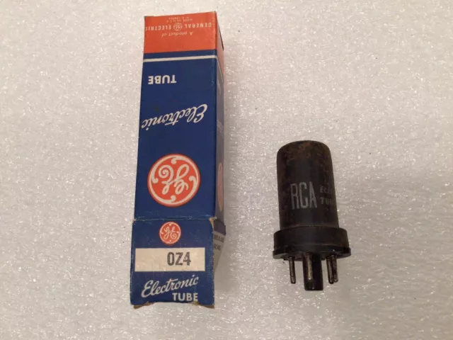 RCA GE OZ4 ELECTRONIC TUBE Solid State Radio Chevy 1930s 1940s 1950s NOS