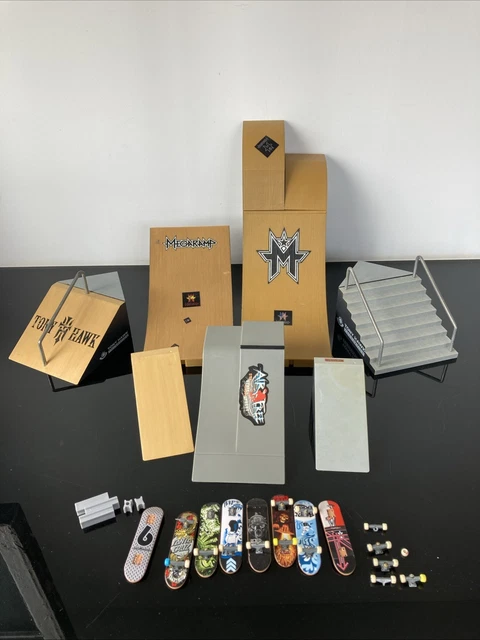 TECH DECK HALF Pipe Stairs Skate Ramps Decks Tony Hawk Vintage