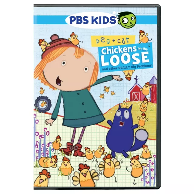 Peg Cat: Chickens on the Loose, and other Really Big Problems!  (DVD)