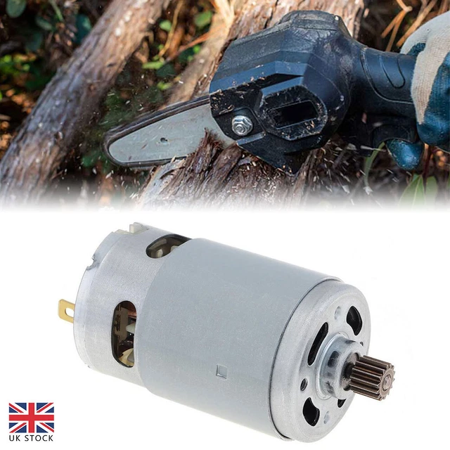DC 21V RS550 Micro Motor 29800RPM Electric Saw Motor with 14 Teeth 8.2mm Gear UK