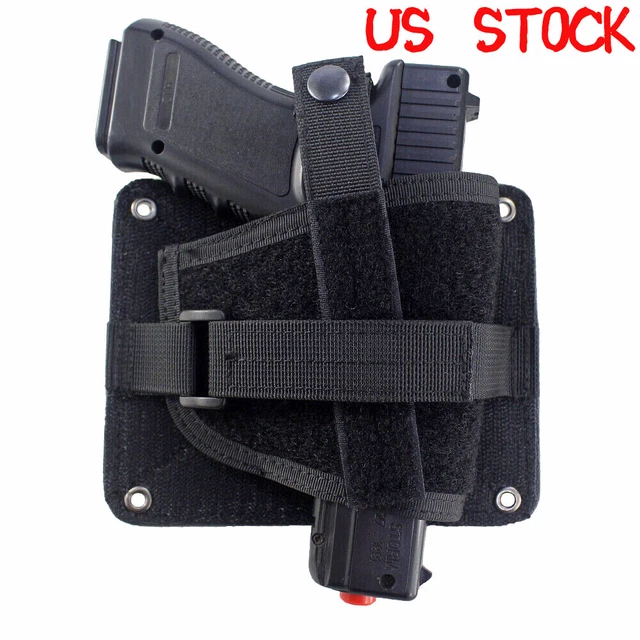 TACTICAL PISTOL HOLSTER for Concealed Carry Backpack Vehicle Hook&Loop