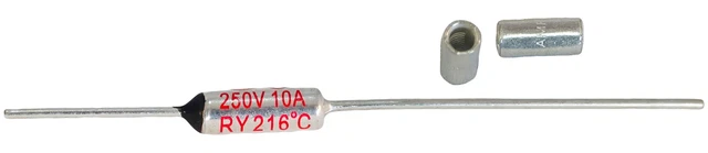 Congelateur A Tiroir Fusible Thermique 216°C 10A/250V 2 Bagues De Sertissage - Lot Pour Sécurité électrique Appareils Chauffants Moteur Thermique - Foto 3