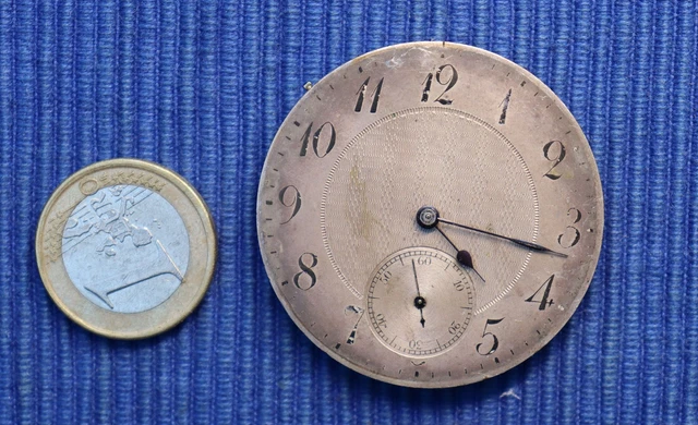 Montre Gousset Argent Ancienne - Train à Réviser Pour Pièces - Belle Occasion