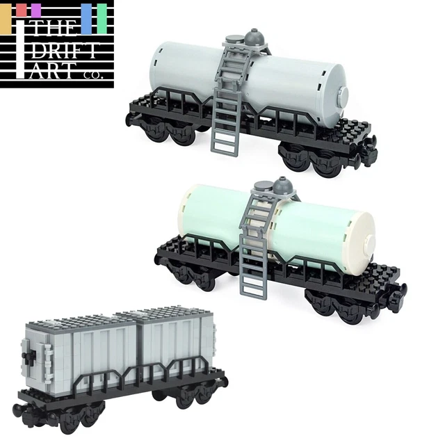 Container Train Toy CITY RAILWAY FREIGHT Train Container 92088 for Lego Building Blocks ...