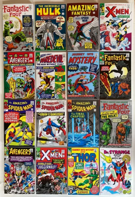 HUGE Mighty Marvel Masterworks Lot of 16 Amazing Spider-Man Hulk X-Men Thor NEW!