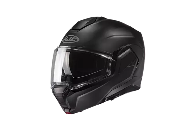 Casque Helmet Moto Moduler HJC i100 Noir Mat Semi Flat Black TAILLE S