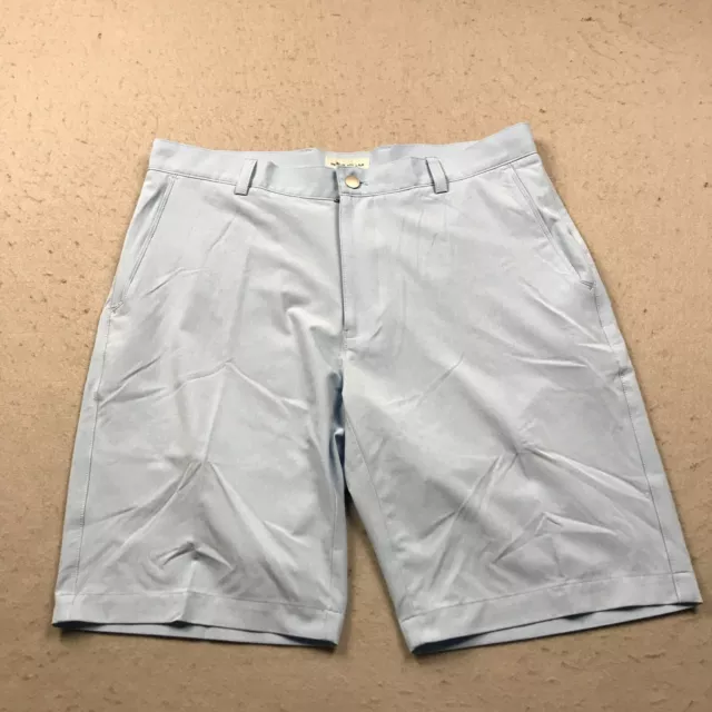 Peter Millar Shorts Mens 33 Blue Shackleford Performance Hybrid Golf Flat Front