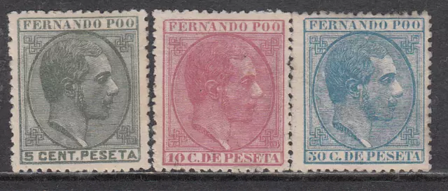 Fernando Poo Mail 1879 Edifil 2/4 MH Nice