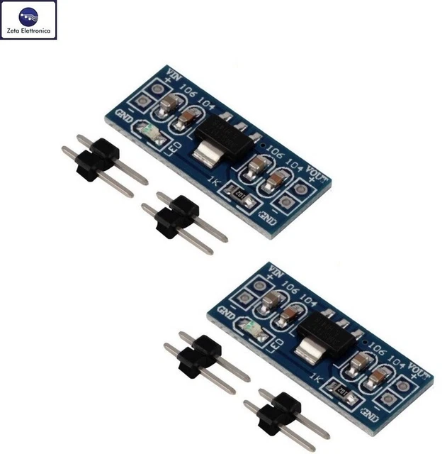 2Pz Modulo Ams1117 5V Convertitore Dc-Dc Step Down Scheda Regolatore Di Tensione