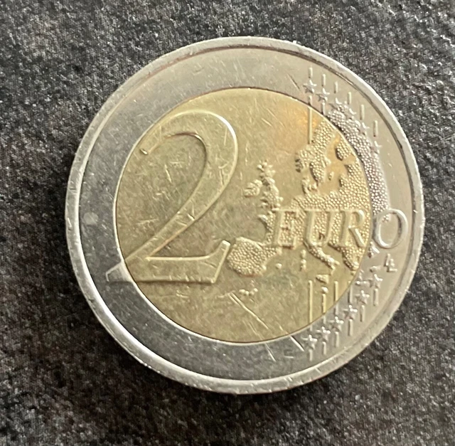 Pièce commémorative 2 euros 2002-2012 République française Rare collection piece