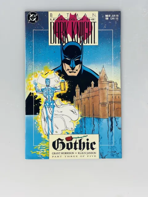 DC Batman Legends of the Dark Knight #8 Gothic June 1990 Morrison Janson