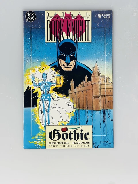 DC Batman Legends of the Dark Knight #8 Gothic June 1990 Morrison Janson