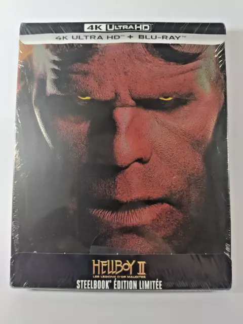 HELLBOY 2 - Blu-ray 4K Ultra HD - Steelbook Edition Limitée *Scellé*