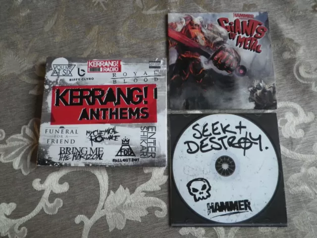 Kerrang Anthems CD Album & 2 Giants of Metal CD Albums