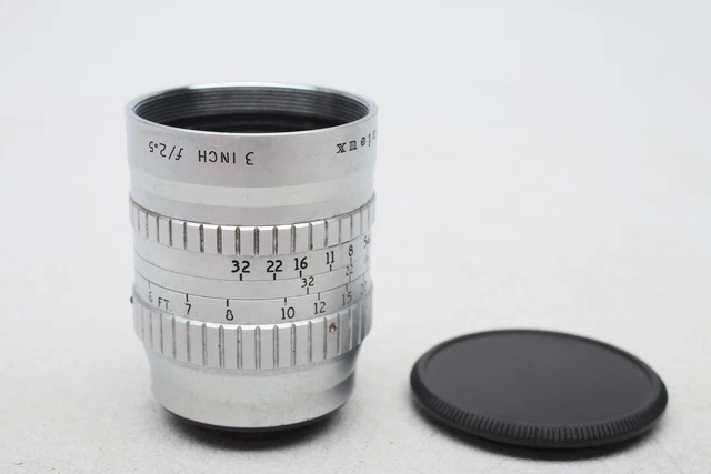 BELL & HOWELL Angenieux 3 Inch (75mm) f2.5 Lens C Mount Made in