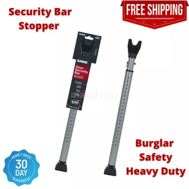 Door Security Bar Lock Entry Barricade Reinforcement Burglar Safety Lock Stopper