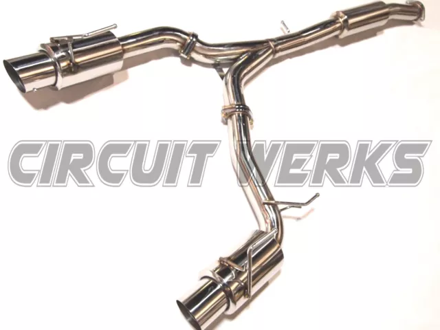 350Z Z33 3" Y-Pipe Back Exhaust System Catback 350 Z w/ Removeable Silencers YP