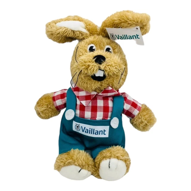 VAILLANT BROWN BUNNY Rabbit Promo Soft Plush Toy 10" Heaters Boilers £9