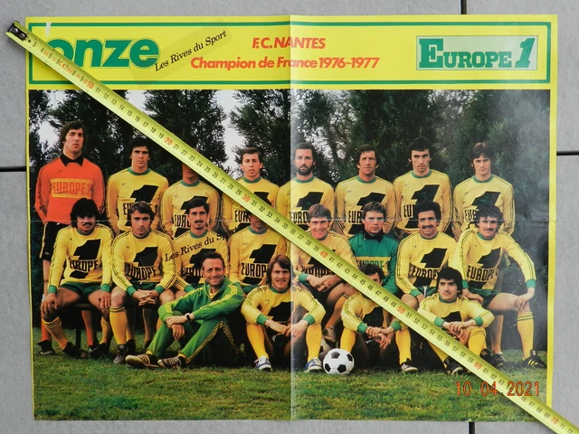 Toile Poster Coton – FC Nantes – Maillot Vainqueur Coupe De France 2022
