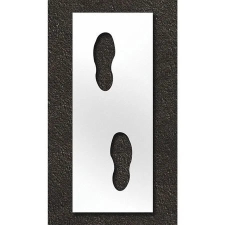 Rae Stl-108-12414 Pavement Stencil,Foot Steps, Stl-108-12414