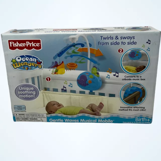 Fisher Price Ocean Wonders Gentle Waves Musical Crib Mobile