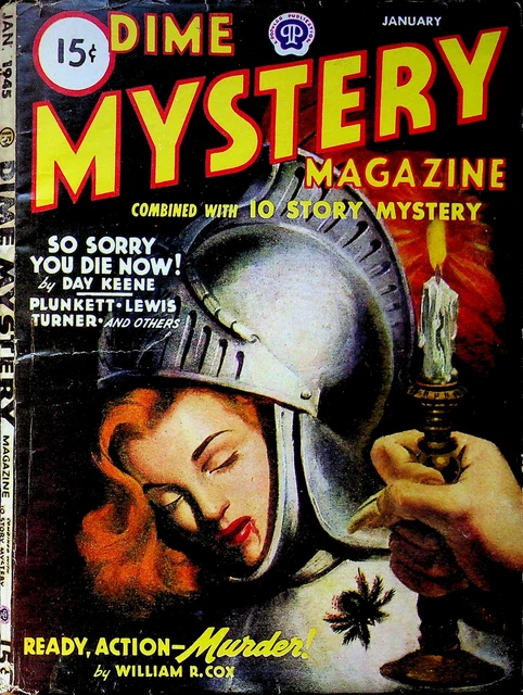 Dime Mystery Magazine Pulp Jan 1945 Vol. 31 #2 VG