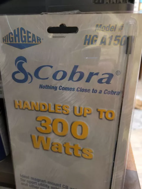 Highgear Cobra CB Antenna Model HG A1500 36" Magnetic
