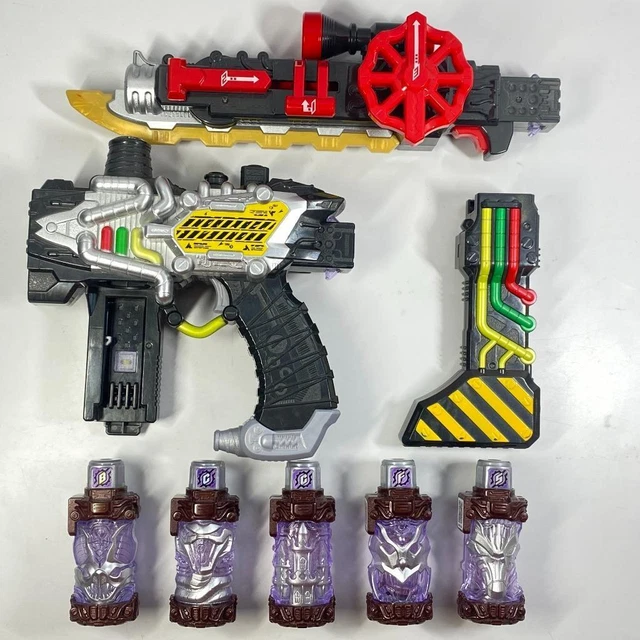 KAMEN RIDER BUILD DX Transteam Gun Steam Blade Lost Full Bottle BANDAI