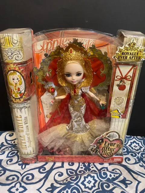 Ever After High Apple White Royally Ever After Doll Mattel 2015 RARE