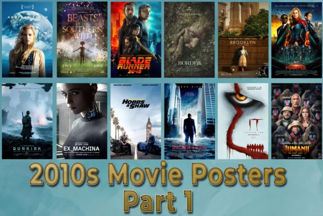 Classic 2010's Movie Posters 2010s Film Posters High Quality Part 1