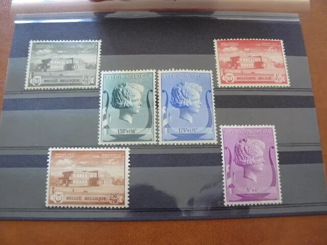 Belgique Timbres Poste Cob N° 532 / 537 Neufs** Sans Charniere