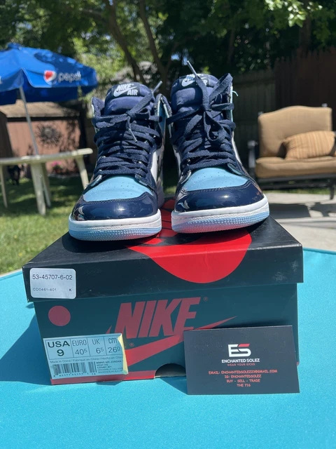 Wmns Size 9 - Jordan 1 Retro High OG Blue Chill, UNC 2019 Wmns Size 9 - Jordan 1 Retro High OG Blue Chill, UNC 2019