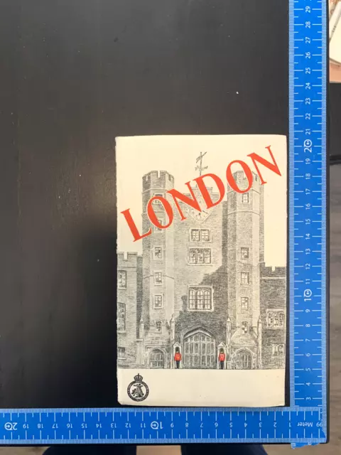 Vintage 1948 - London England Travel Brochure and Maps