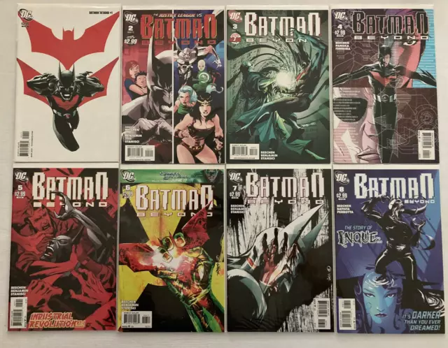 Batman Beyond #'s 1-8 - DC Comics (2011 Series) - Lot of 8 Books - Complete Run