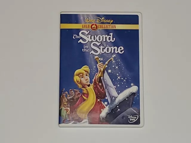Walt Disney THE SWORD IN THE STONE Gold Collection DVD Movie 2001 Release Vault