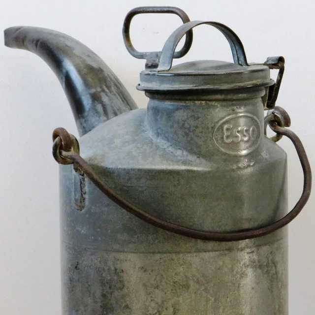 ESSO = 10 L Antike Zweitakt Mischkanne Einbeck um 1950 TOP Moped Traktor JÜRGENS