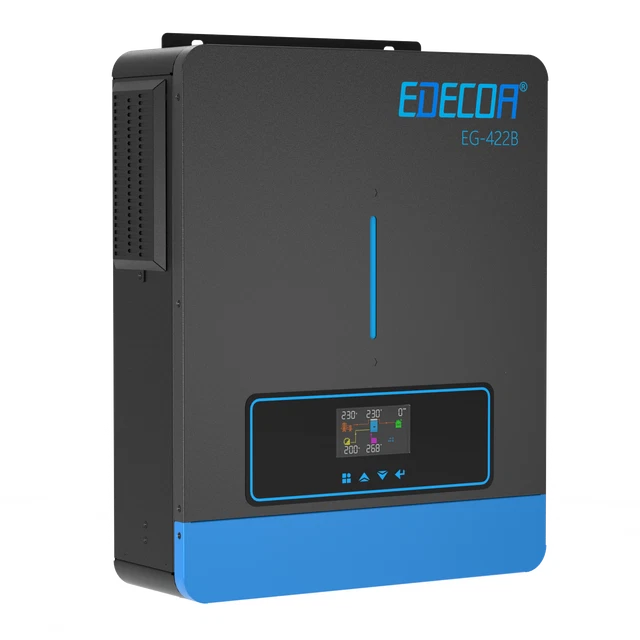 Inversor Híbrido Solar 6200W 48V - Cargador MPPT 120A, Onda Sinusoidal Pura, Off-grid, Compatible Con WiFi