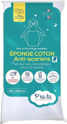 Anti acarien Tencel Protège Matelas/Alèse Bébé Imperméable et Respirante 60x120 cm Bedecor 