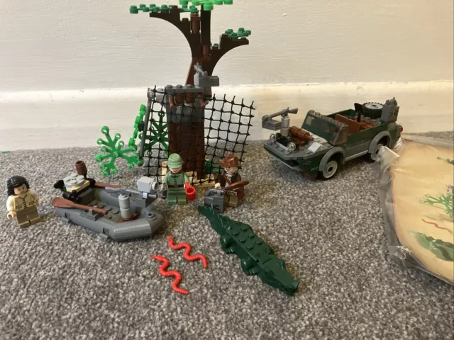LEGO INDIANA JONES set 7625 River Chase 100 Complete with instructions 24.00 PicClick UK
