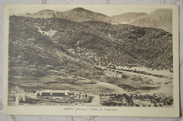 CPA " AZROU (Maroc) - Hôtel du Panorama