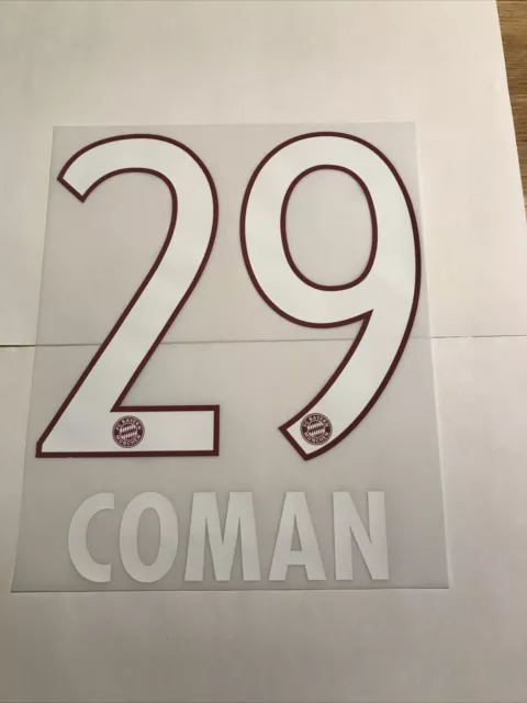 FC Bayern München Aufdruck 29 Coman Für Erw Trikots