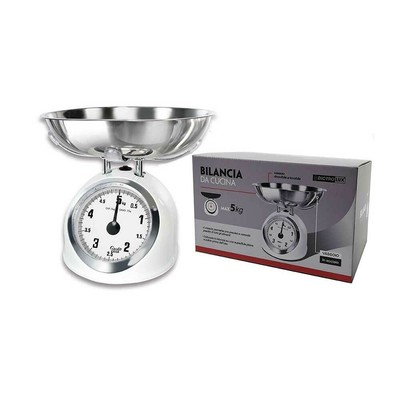Korona TOM Mechanical kitchen scale Nero Acciaio inossidabile Bianco Da tavolo 
