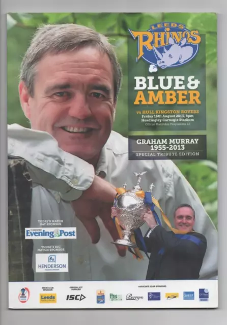 Leeds Rhinos Programme 2013 (v Hull KR - SPECIAL EDITION)