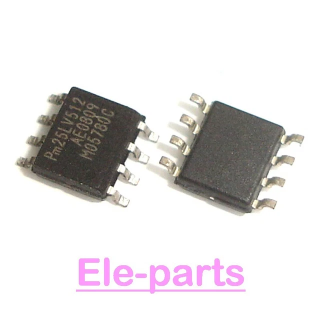 50 PCS PM25LV512A-100SCE SOP-8 PM25LV512 SMD-8 Flash Memory Integrated Circuits