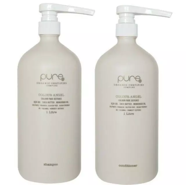 Pure Colour Angel Shampoo & Conditioner 1000ml / 1 Litre Bath & Rinse Duo