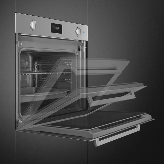 SMEG SO6401S2X Four Encastré Vapeur Combiné Fonction Pizza Vapor Clean 5